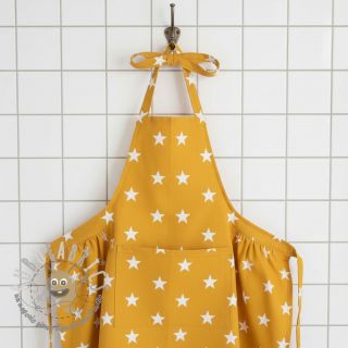 Tessuto di cotone Stars yellow