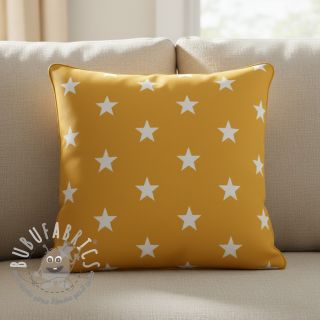 Tessuto di cotone Stars yellow