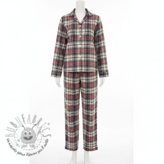 Tessuto di cotone YARN DYED CHECK BRUSHED pickle