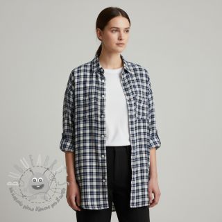 Tessuto di cotone YARN DYED CHECK BRUSHED Silva design B