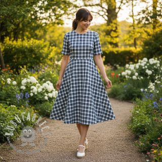 Tessuto di cotone YARN DYED CHECK BRUSHED Silva design B