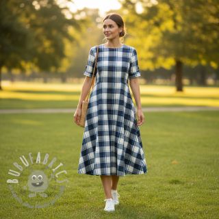 Tessuto di cotone YARN DYED CHECK BRUSHED Silva design A