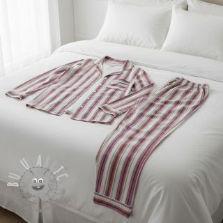 Tessuto di cotone YARN DYED Line multi