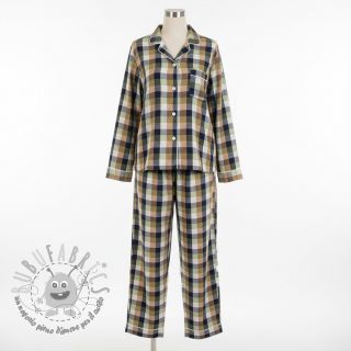 Tessuto di cotone YARN DYED Square pickle