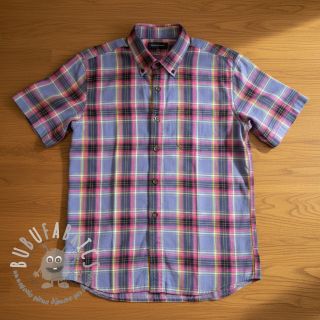 Tessuto di cotone YARN DYED LUREX Check purple