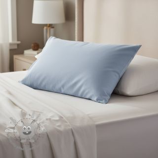 Popeline di cotone baby light blue