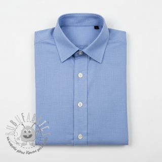 Popeline di cotone dark sky blue