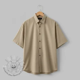 Popeline di cotone light brown
