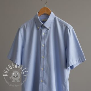 Popeline di cotone light blue lavender