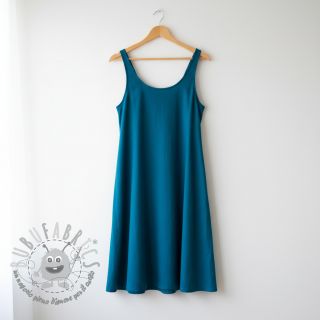 Popeline di cotone ocean blue