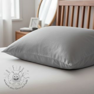 Popeline di cotone metal grey