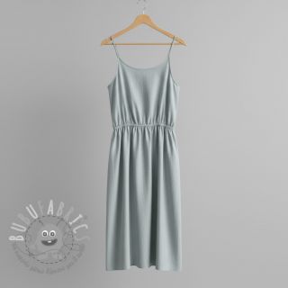 Popeline di cotone pale turquoise