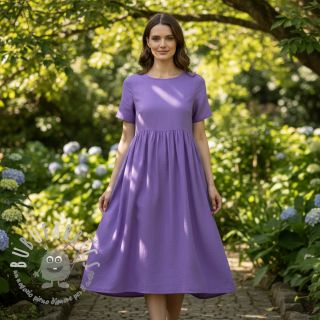 Popeline di cotone purple