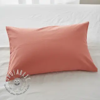 Popeline di cotone dark coral