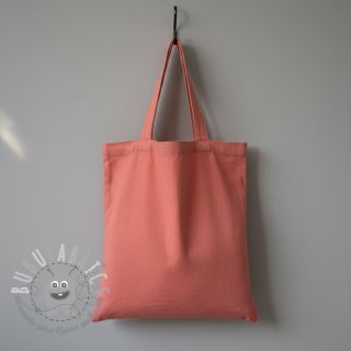 Popeline di cotone dark coral