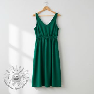 Popeline di cotone dark emerald