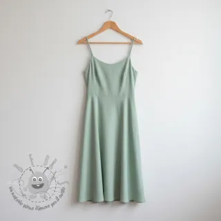 Popeline di cotone dark mint