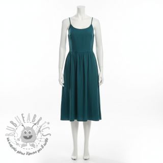 Popeline di cotone dark cyan