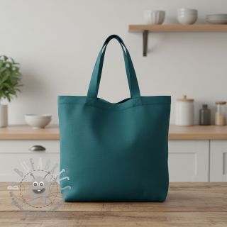 Popeline di cotone dark cyan