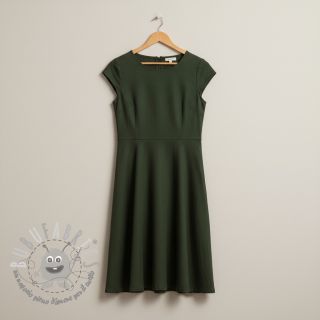 Popeline di cotone army green