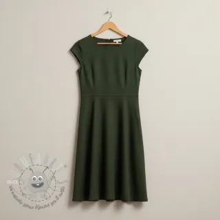 Popeline di cotone army green