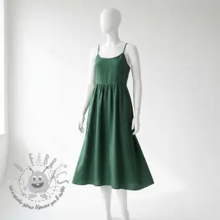 Popeline di cotone dark green