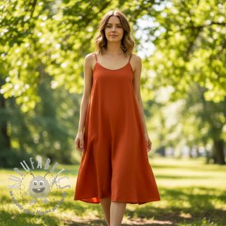 Popeline di cotone terra