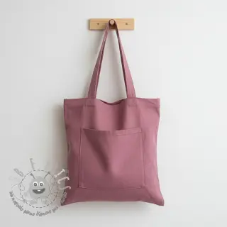 Popeline di cotone mauve