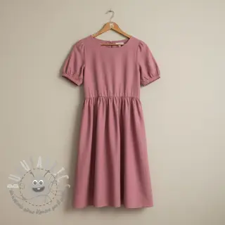 Popeline di cotone mauve