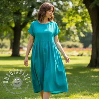 Popeline di cotone turquoise