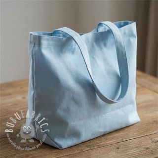 Popeline di cotone blue