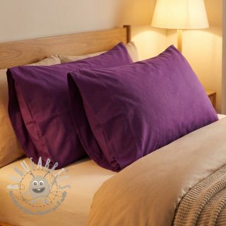 Popeline di cotone dark purple