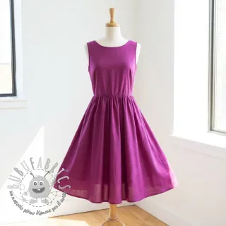 Popeline di cotone violet