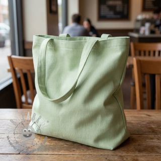 Popeline di cotone light mint