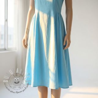 Popeline di cotone sky blue