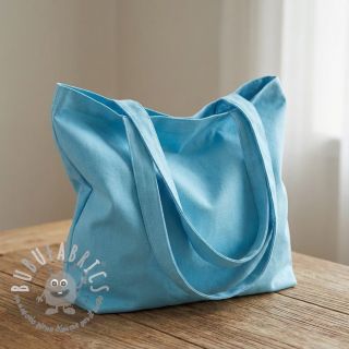 Popeline di cotone sky blue