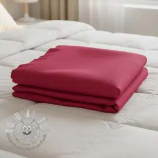 Popeline di cotone cerise