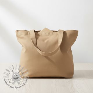 Popeline di cotone taupe