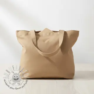 Popeline di cotone taupe