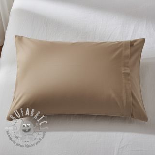 Popeline di cotone taupe