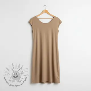 Popeline di cotone taupe
