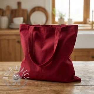 Popeline di cotone wine