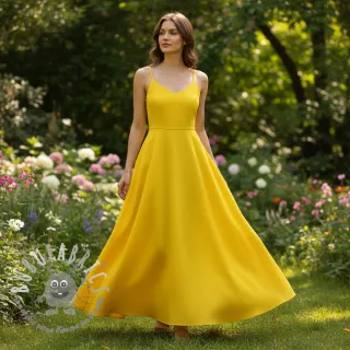 Popeline di cotone lemon