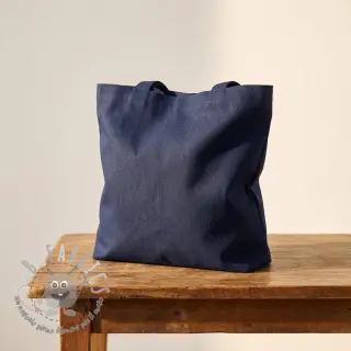 Popeline di cotone navy