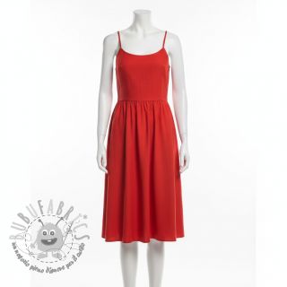 Popeline di cotone red