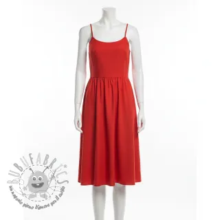 Popeline di cotone red