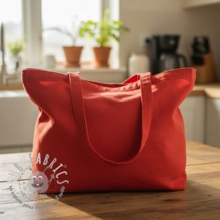 Popeline di cotone red