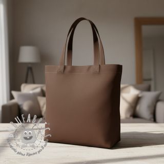 Popeline di cotone dark brown