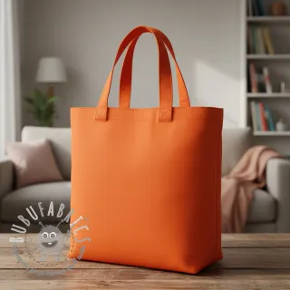 Popeline di cotone flame orange