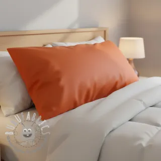 Popeline di cotone flame orange